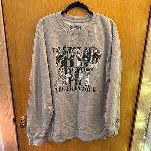 NWOT Taylor Swift The Eras Tour Gray Sweatshirt